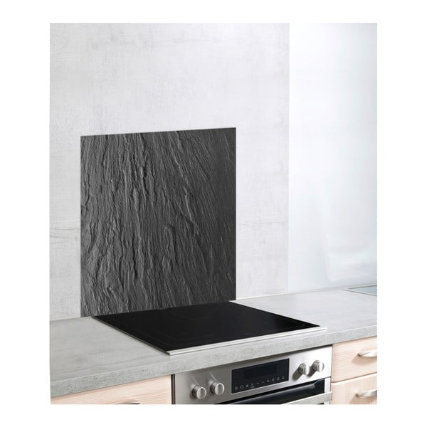 Szklana płyta ochronna na kuchenkę Wenko Splashback Slate, 60x70 cm-image-2