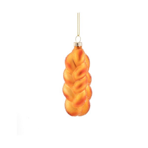 Szklana ozdoba świąteczna 3,5 cm Plait Bread – Sass & Belle