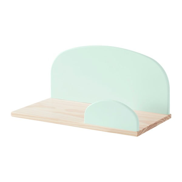 Mniejsza miętowa półka ścienna Vipack Kiddy