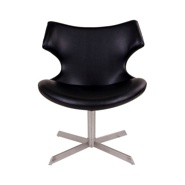 Czarny fotel House Nordic Zampi-image-1