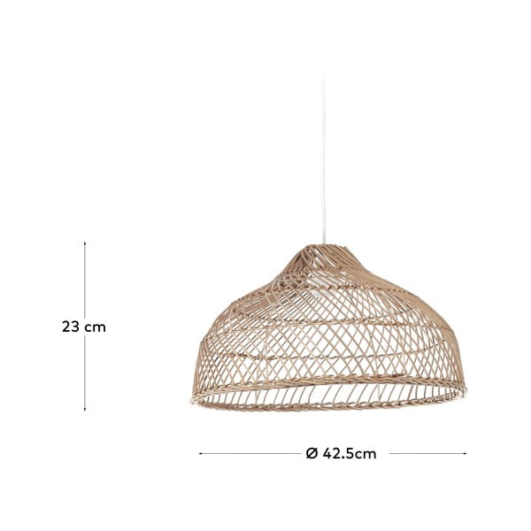 Rattanowy abażur ø 42,5 cm Dyara – Kave Home-image-4