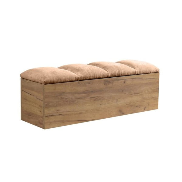 Jasnoróżowo-naturalna ławka Kumo – Bobochic Paris