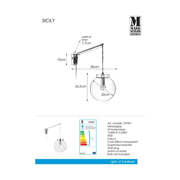 Lampa wisząca Markslöjd Sicily-image-2