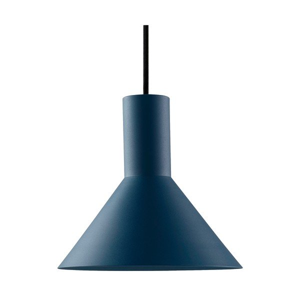 Niebieska aluminiowa lampa wisząca ze ściemniaczem ø 20,5 cm Evan – Jotex