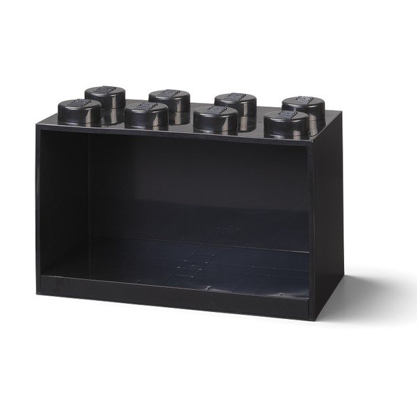 Dziecięca czarna półka ścienna LEGO® Brick 8-image-2