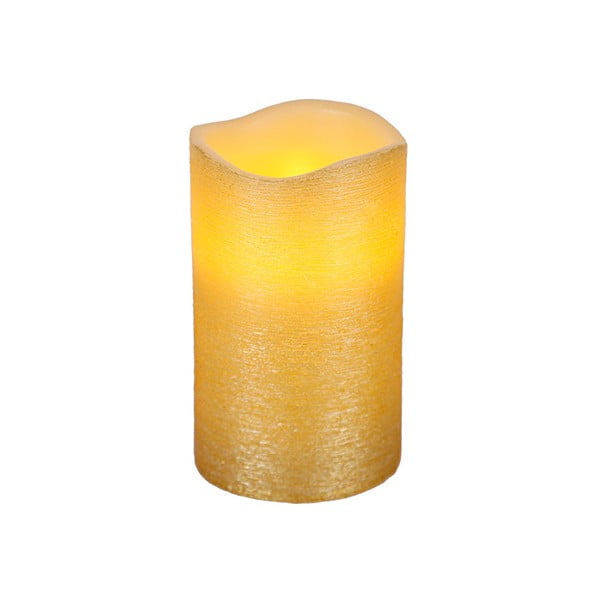Złota świeczka LED Gina, wys. 12,5 cm