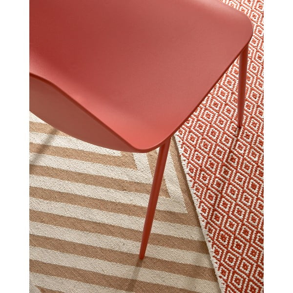 Ciemnopomarańczowe krzesło Kave Home Wassu-image-4