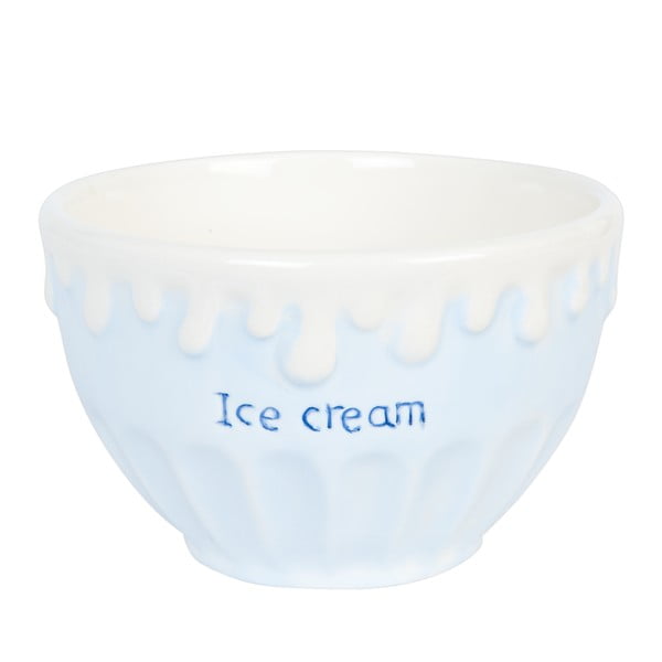 Niebieska miseczka ceramiczna na lody Claree & Eef, Ø 15 cm