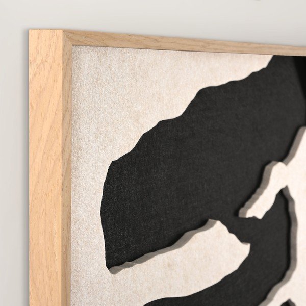 Obraz 3D z ramą w zestawie/akustyczny 90x120 cm Frequency 2 – Malerifabrikken-image-2