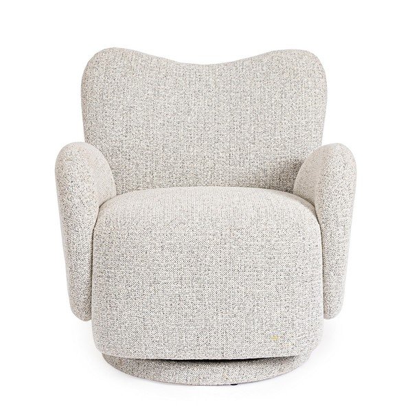 Jasnoszary obrotowy fotel Harper – Bizzotto-image-2