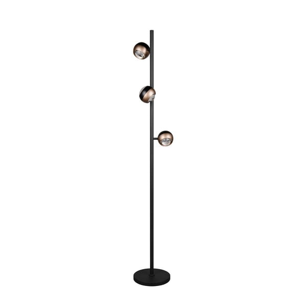Lampa stojąca LED w czarno-brązowym kolorze (wysokość 150 cm) Orbit – Trio Select-image-2