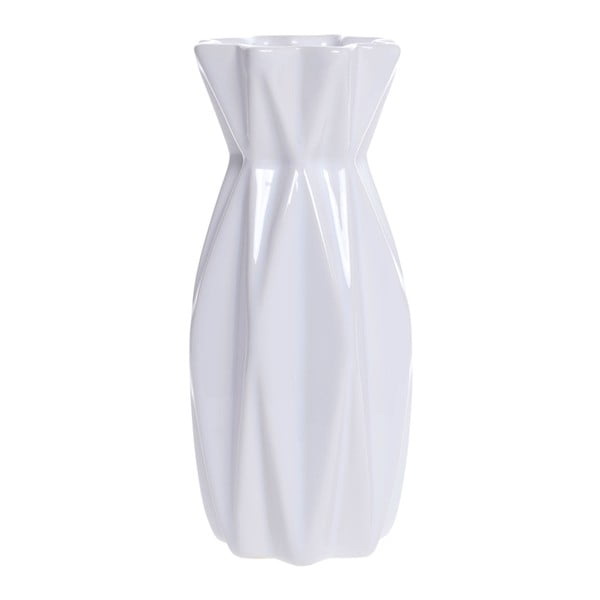 Biały wazon ceramiczny Ewax Rea, wys. 15 cm