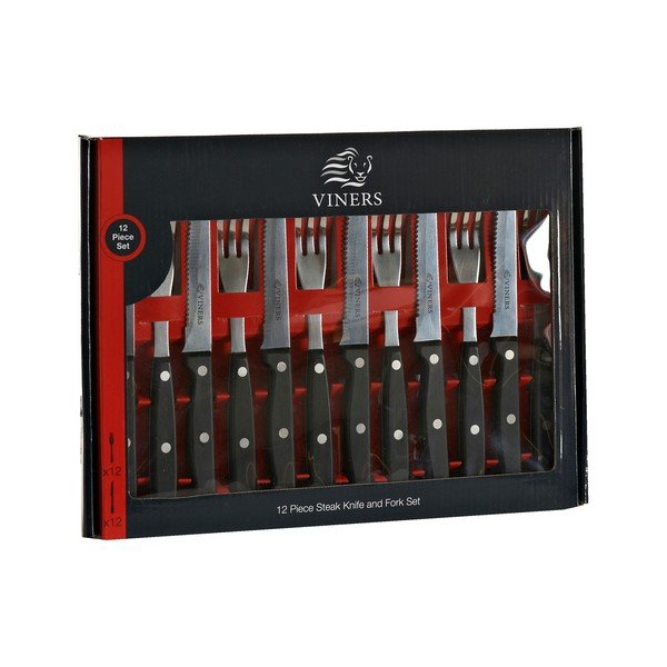 Zestaw
  sztućców do steków Viners, 12 szt.-image-1