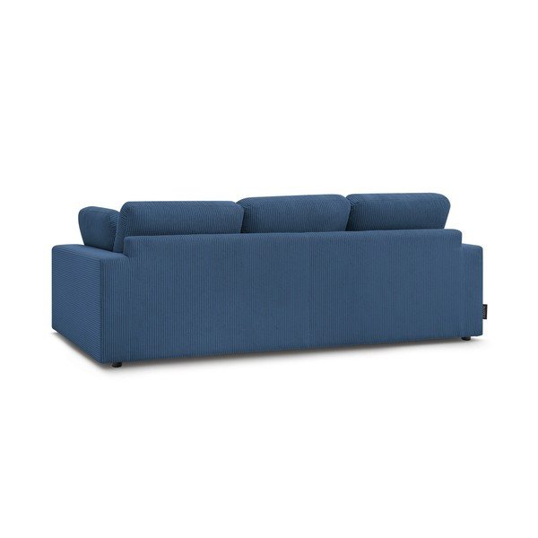 Niebieska sztruksowa sofa 250 cm Belair – Bobochic Paris-image-3