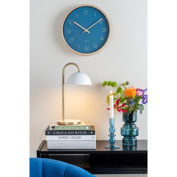 Niebieski szklany wazon PT LIVING Courtly, wys. 20 cm-image-1