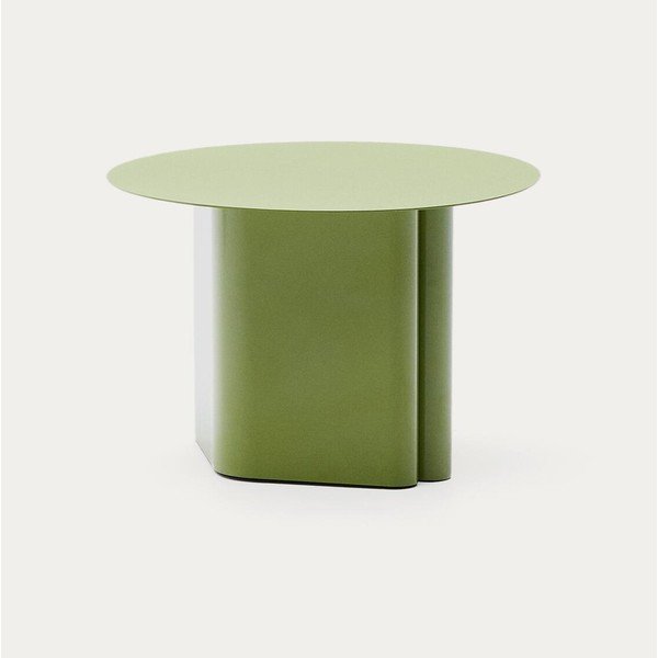 Metalowy okrągły stolik ø 55 cm Arvin – Kave Home-image-4