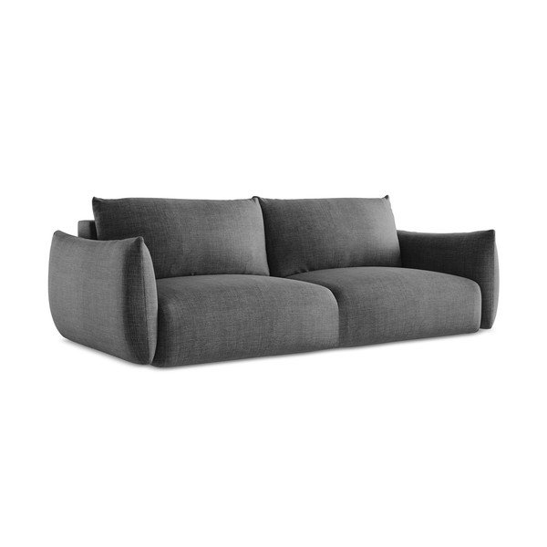 Ciemnoszara rozkładana sofa 230 cm Leila – Makamii-image-2