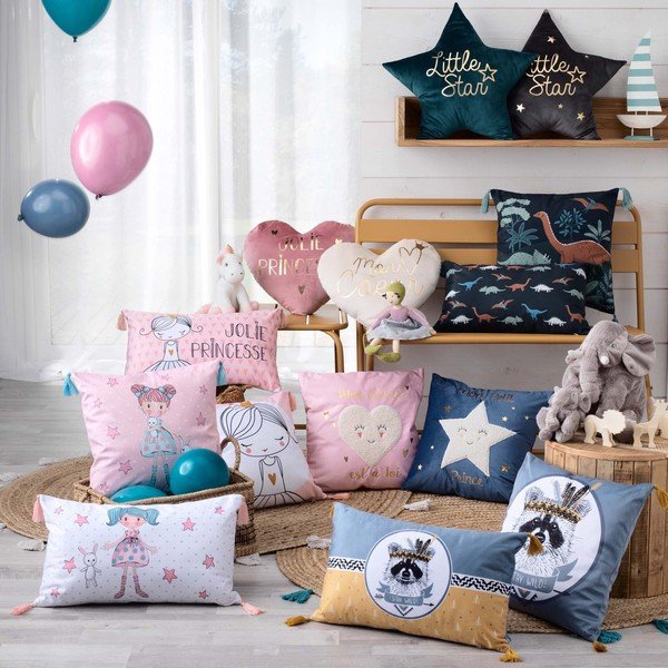 Aksamitna poduszka dziecięca Edelstar – douceur d'intérieur-image-1