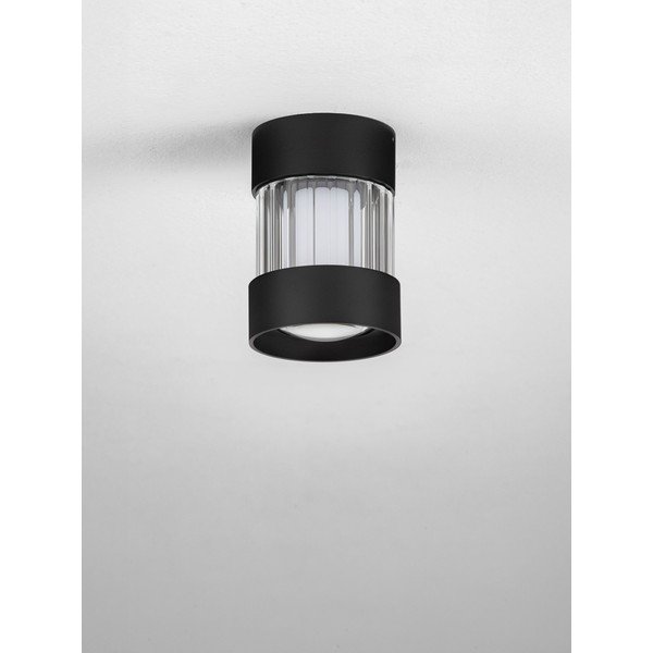 Aluminiowa lampa sufitowa LED ze ściemniaczem w kolorze matowej czerni ze szklanym kloszem Glovia – Nova Luce-image-3