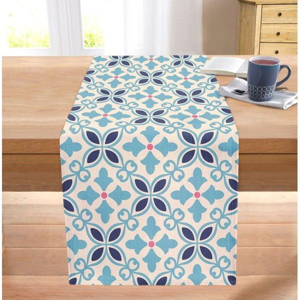 Bieżnik 40x130 cm Blue Tiles – Mila Home-image-2