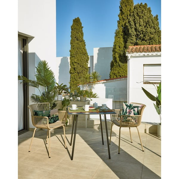 Beżowe krzesło ogrodowe Kave Home Surpika-image-4