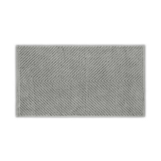 Szary bawełniany ręcznik 71x40 cm Chevron – Foutastic