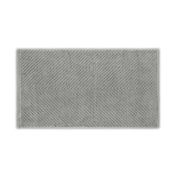 Szary bawełniany ręcznik kąpielowy 142x76 cm Chevron – Foutastic