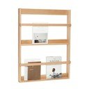 Wielopoziomowa/na zdjęcia półka z litego drewna dębowego w naturalnym kolorze 74 cm Display – Hübsch