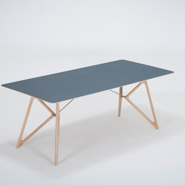 Stół z litego drewna dębowego 200x90 cm Tink – Gazzda