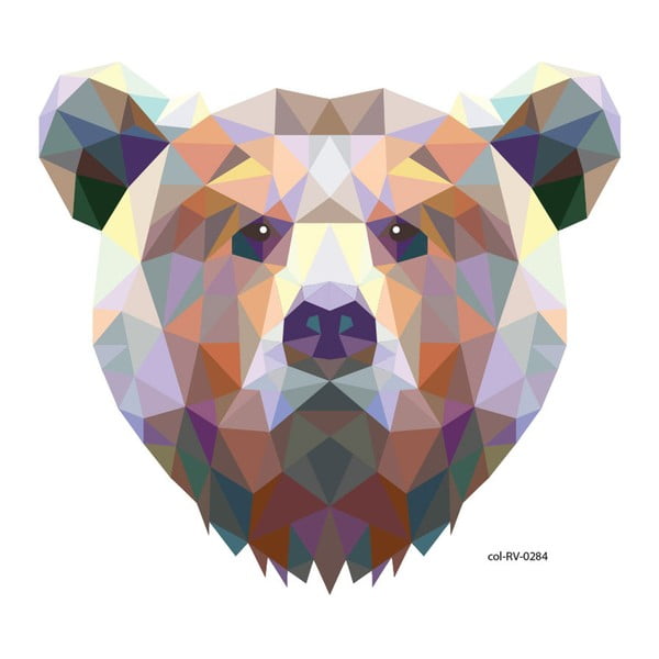 Naklejka Ambiance Origami Bear