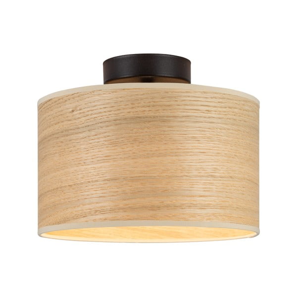 Lampa sufitowa z kloszem z forniru dębowego Sotto Luce TSURI S, ø 25 cm-image-1