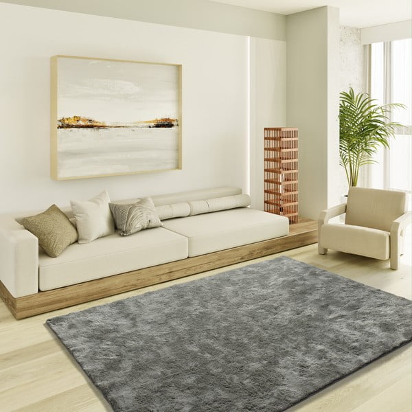 Antracytowy dywan 80x150 cm Roma – Universal-image-1