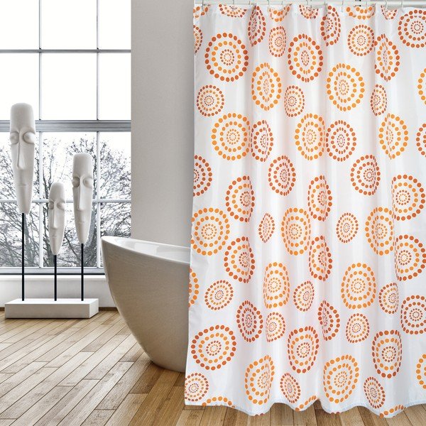 Zasłona prysznicowa 180x200 cm Dots – MSV-image-1