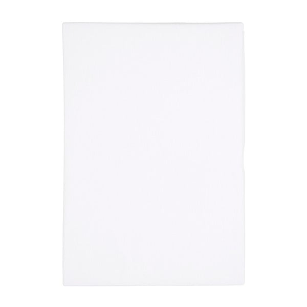 Białe prześcieradło elastyczne Walra Jersey, 90x200 cm