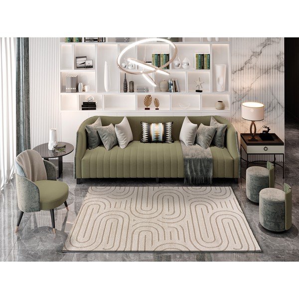Kremowy dywan Universal Snowy, 120x170 cm-image-1