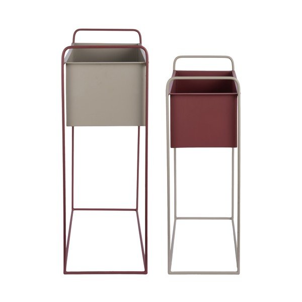 Metalowe kwietniki 2 szt. (wysokość 65 cm) Reina – PT LIVING-image-4