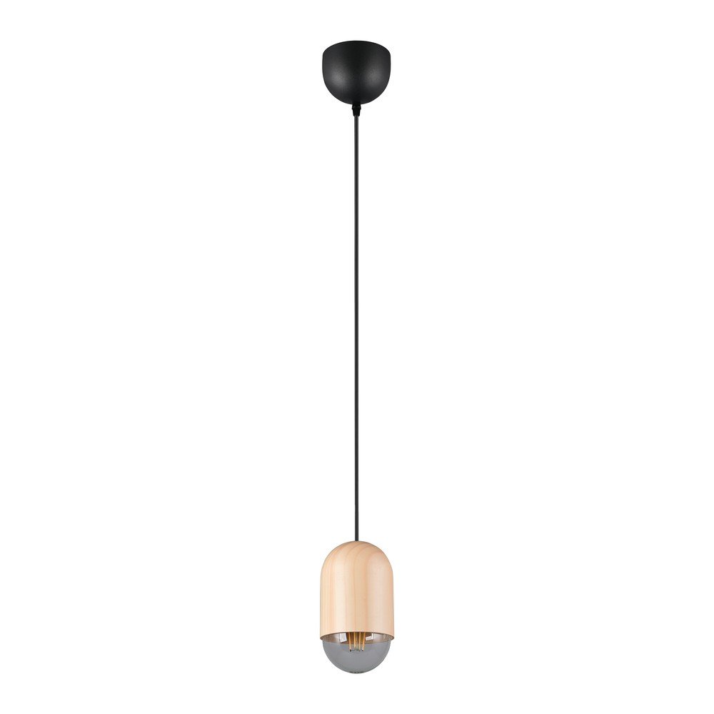 Beżowa lampa wisząca ø 11 cm Nara – Reality