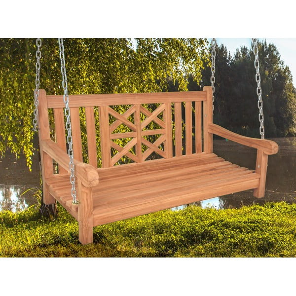 Drewniana huśtawka ogrodowa Latoa – Garden Pleasure-image-1