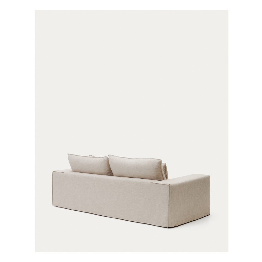 Beżowa lniana sofa 280 cm Anarela – Kave Home (zdjęcie 4)