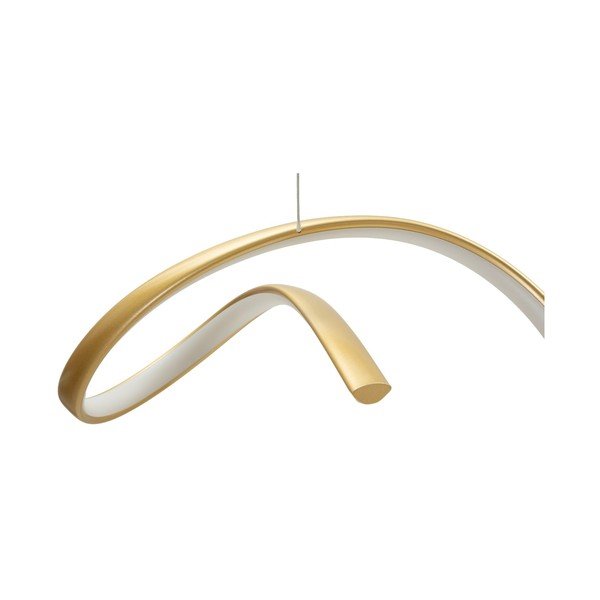 Metalowa lampa wisząca LED w kolorze złota Uter – Mauro Ferretti-image-4