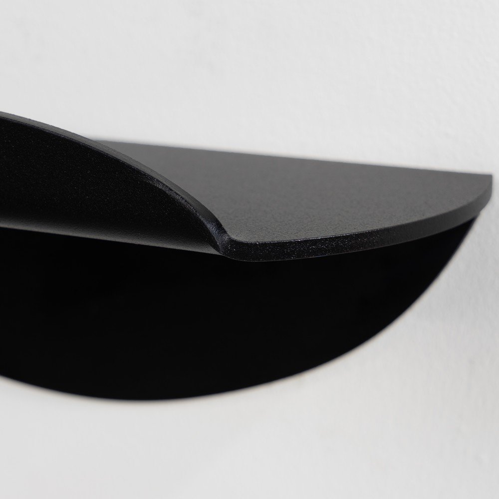 Czarna metalowa półka 34 cm Pipa – Spinder Design (zdjęcie 8)