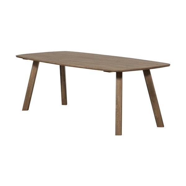 Stół z litego drewna dębowego 100x220 cm Tablo – WOOOD-image-2