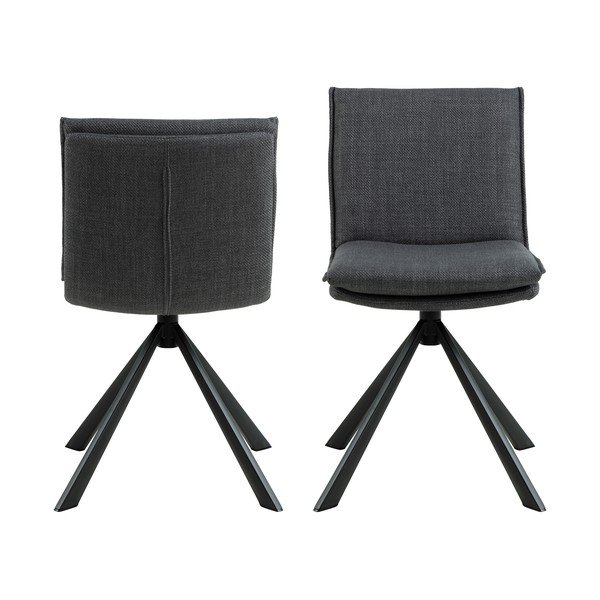 Ciemnoszare krzesło Flynn – Actona-image-3