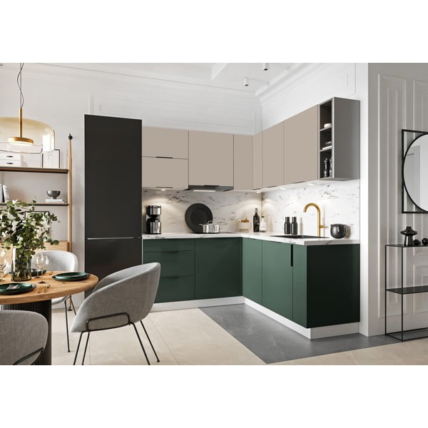 Wysoka szafka kuchenna na lodówkę do zabudowy (szer.  60 cm) Rowan – STOLKAR-image-1