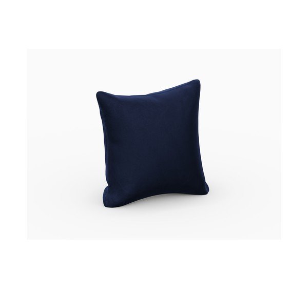 Niebieska aksamitna poduszka do sofy modułowej Rome Velvet – Cosmopolitan Design-image-1