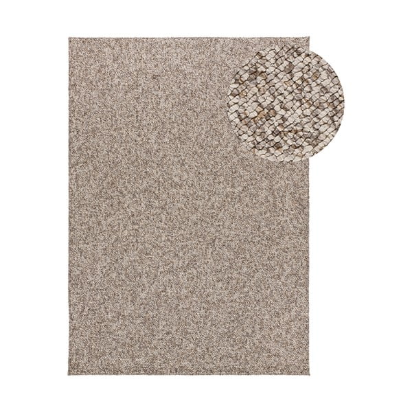 Szarobeżowy dywan 120x170 cm Petra Liso – Universal