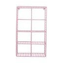 Jasnoróżowa wielopoziomowa stalowa półka 30 cm Reja – PT LIVING