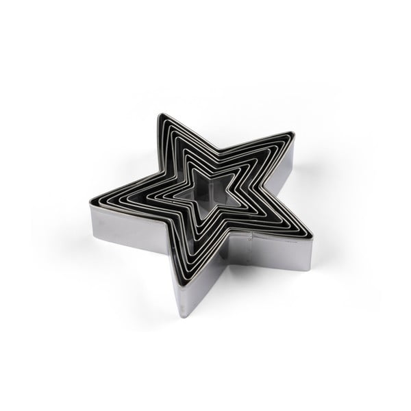 Foremki do wykrawania ze świątecznym motywem zestaw 9 szt. Star – Blomsterbergs