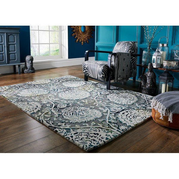 Szary ręcznie tkany dywan Flair Rugs Soho Vega, 120x170 cm-image-3