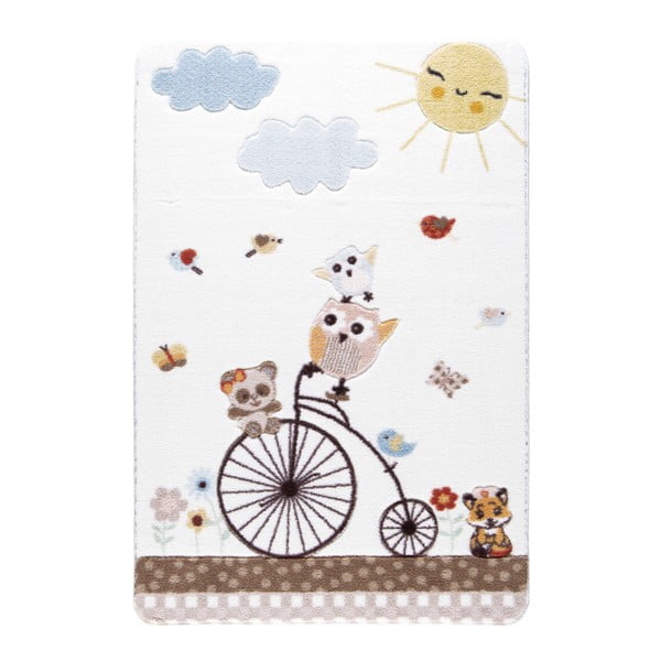 Biały dywan dziecięcy Confetti Sunny Day, 100x150 cm